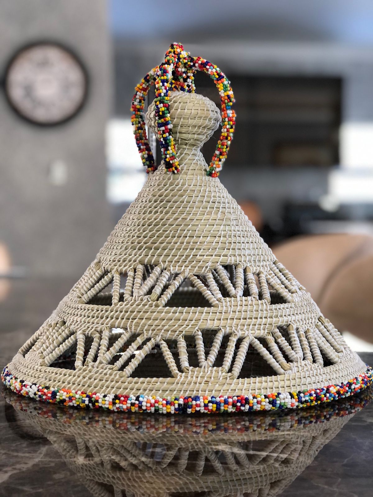 Beaded Mokorotlo